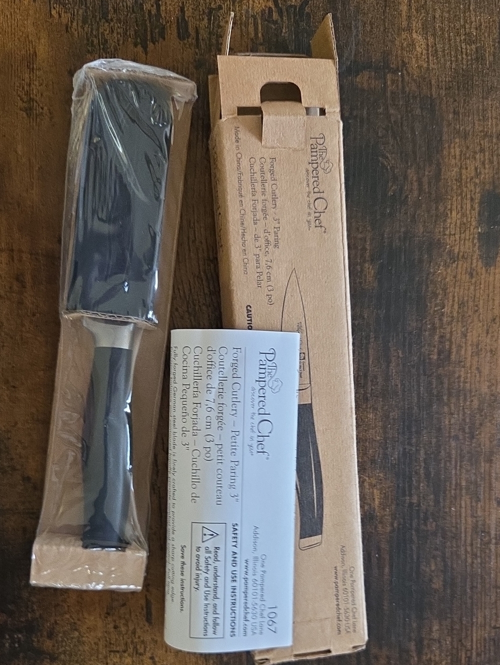 Pampered Chef Forged Cutlery 3" Paring Knife